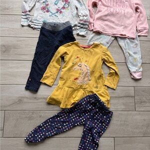 Two outfits and one pyjama set size 3T girl